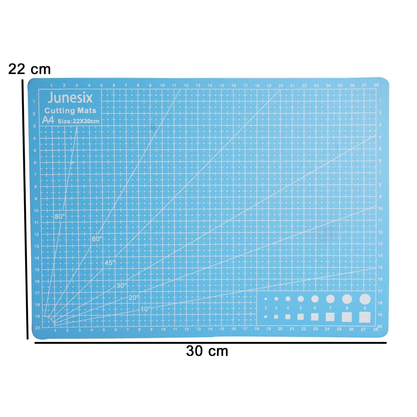 Junesix Flexible Cutting Mat Double Sided A4 Size 22 x 30cm