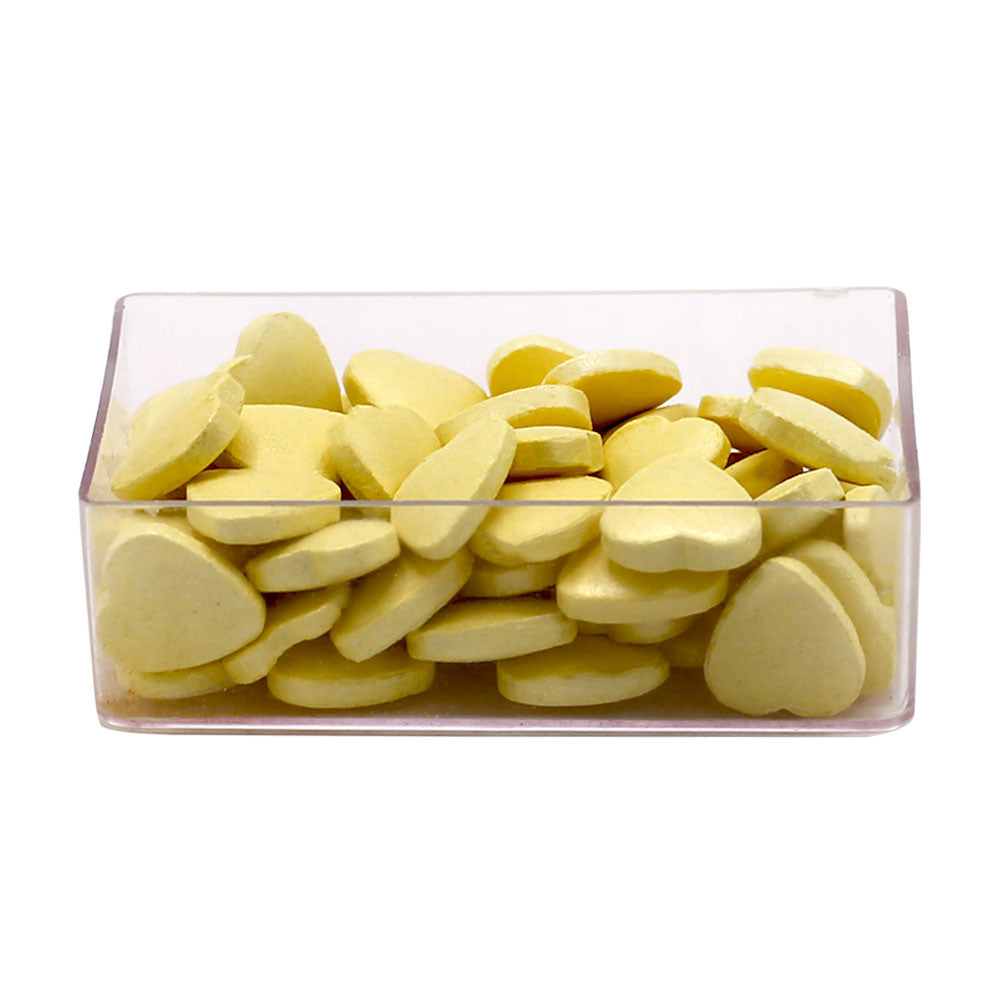 Yellow Hearts Edible Sprinkle 30g Pack