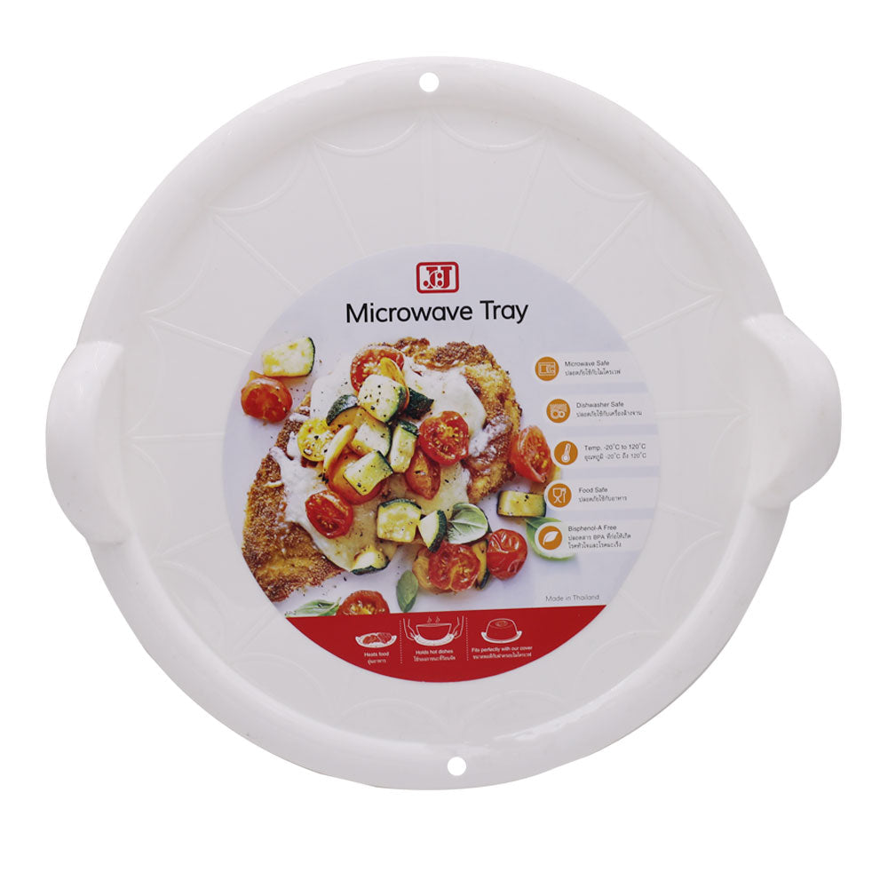 JCJ Plastic Microwave Tray 24cm