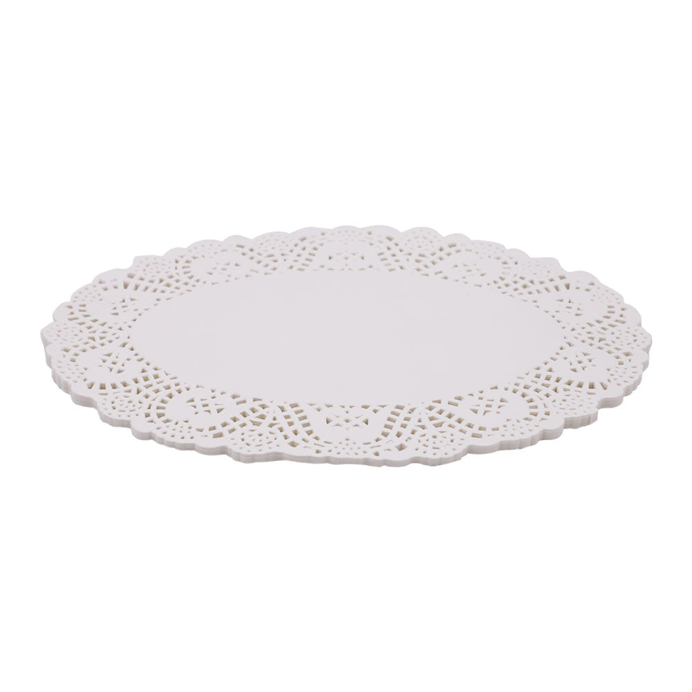 Doilies Paper Oval Shape 50 Pcs 26.5cm