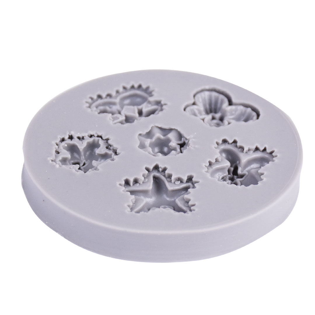 Nature theme Silicone Chocolate & Fondant Mold 6 Cavity