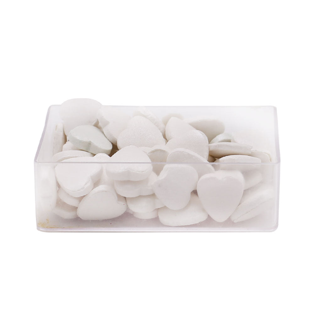 White Hearts Edible Sprinkle 30g Pack