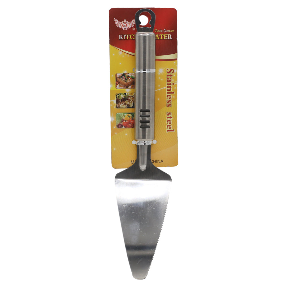 Cake, Pizza Lifter & One Side Serrated Slicer Stainless Steel