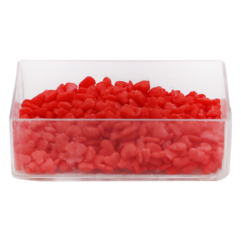 Red Mini Hearts Edible Sprinkle 30g Pack