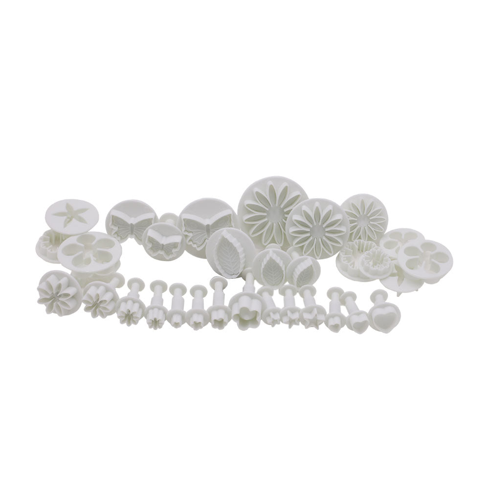 Mix Plunger & Cookie Cutter 33Pcs Set