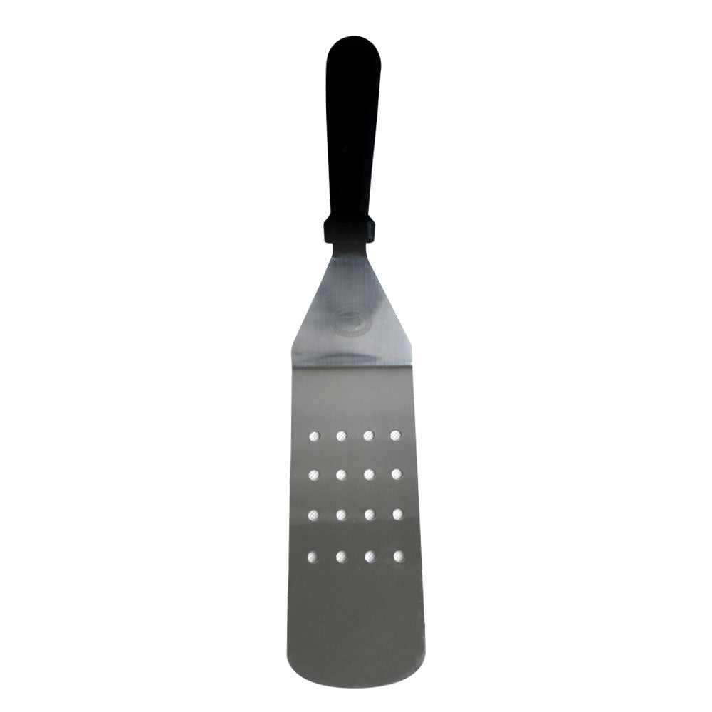 Barn Swallow Perforated BBQ Flipping Grill Spatula Black Handle