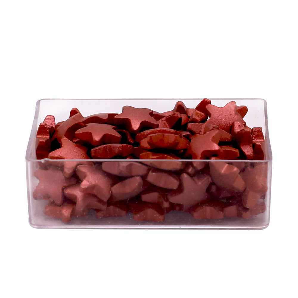 Red Stars Edible Sprinkle 30g Pack