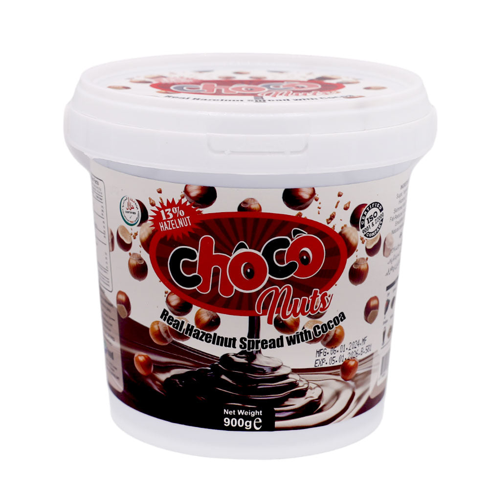 Milkyz Food Choco Nuts Real Hazelnut Spread With Cocoa 900g