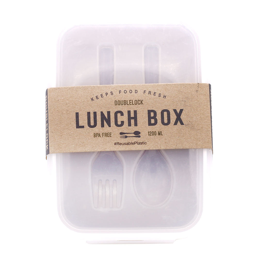 DL Rectangle Lunch Box 2 Compartment 850ml