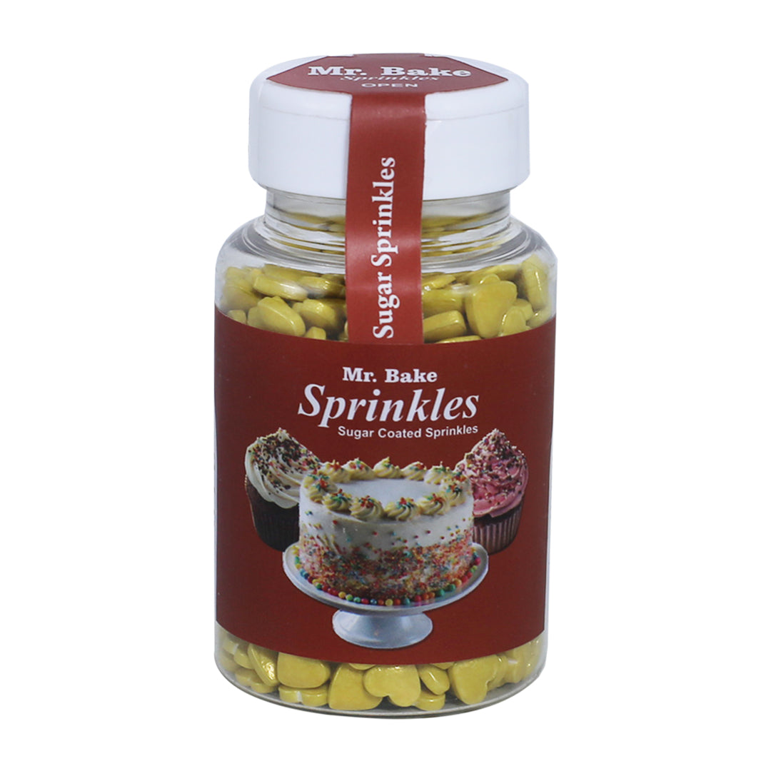 MR Bake Small Heart Sprinkle Olive Color - 90g Jar