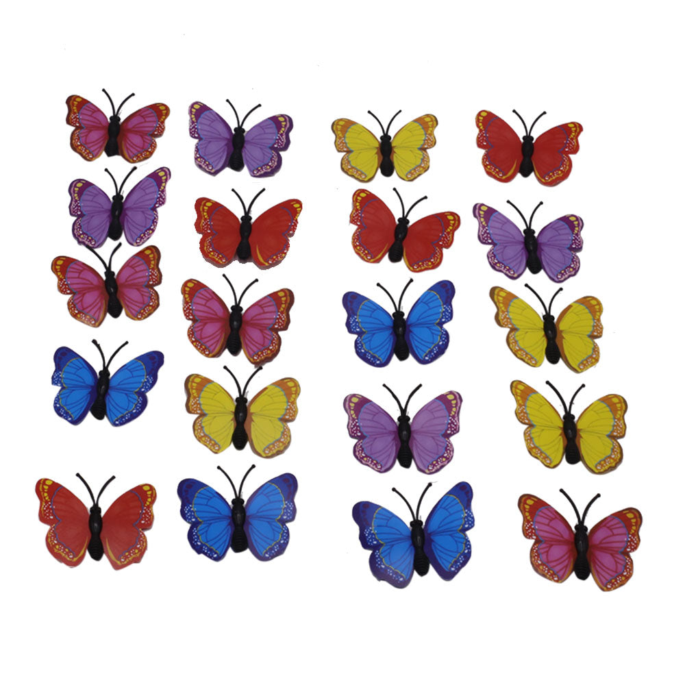 Wall Decoration Small Butterfly 20Pcs Pack
