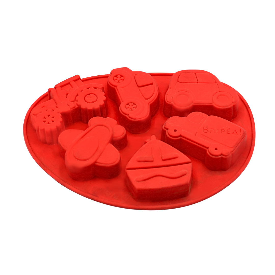 Cars & Heavy Vehicle Silicone Mold 6 Pcs