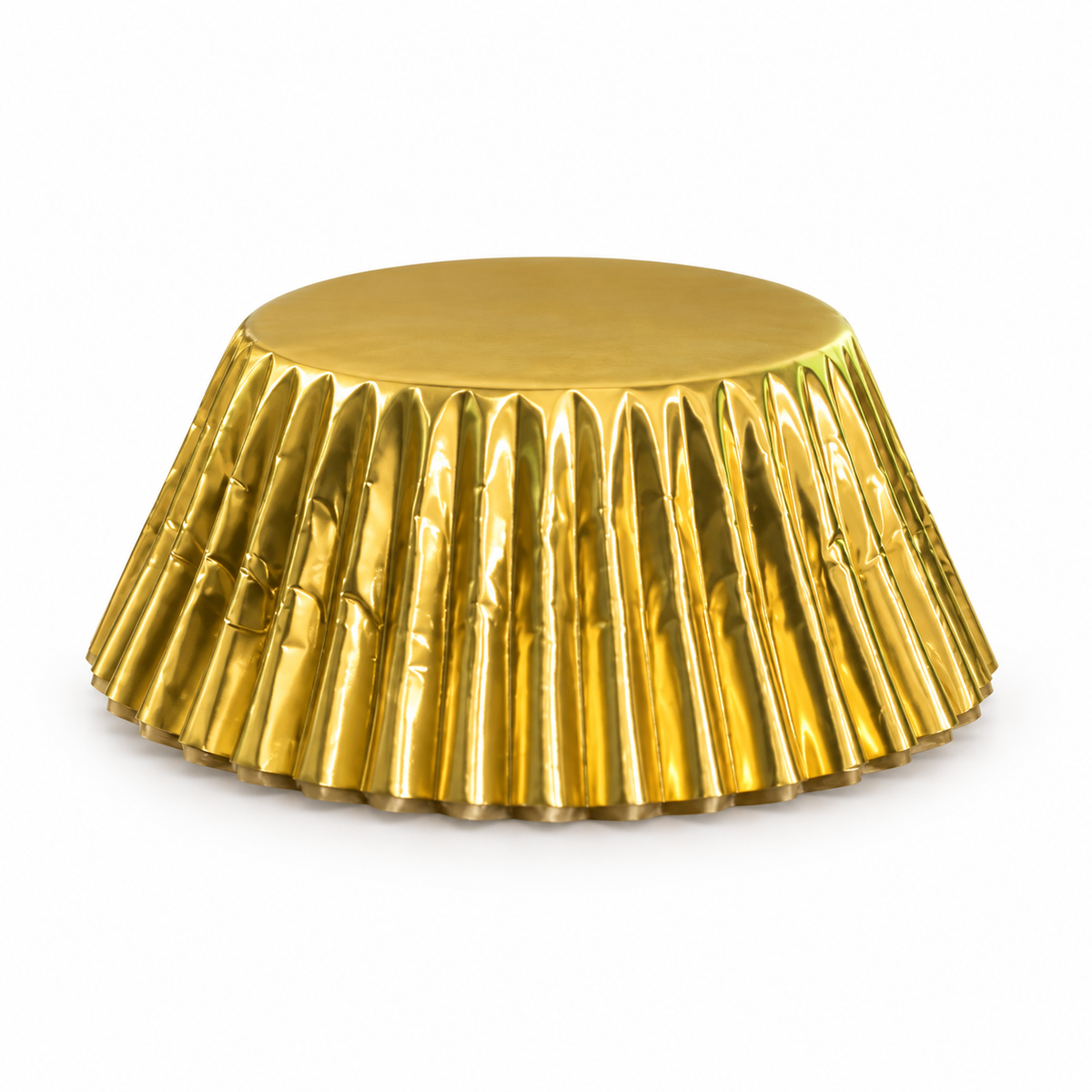 Golden Metallic Cup Cake Liner ( 100Pcs ) 8.5cm