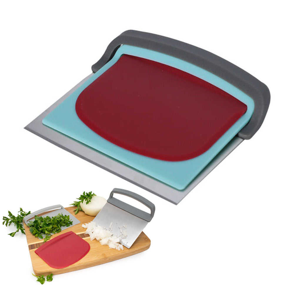 VOCEN 3-In-1 Pastry Scraper Set