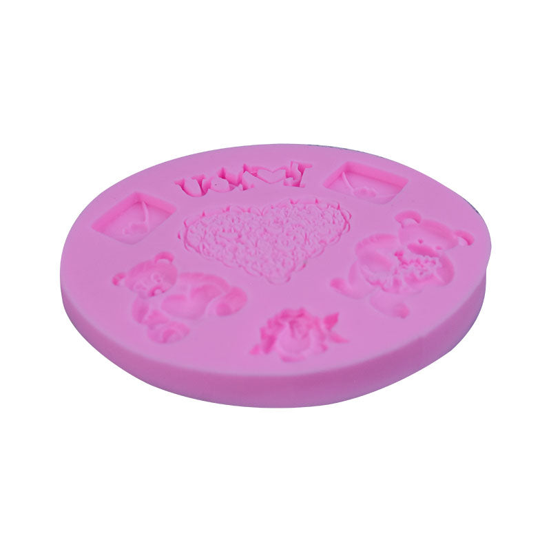 Valentine Theme Silicone Fondant Mold