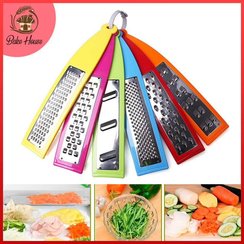 Vegetable & Fruit Shaver Stainless Steel 6Pcs Set Colorful