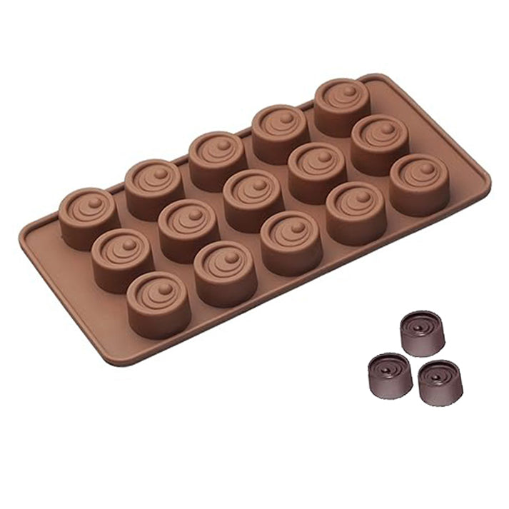 Vertigo Silicone Chocolate Mold 15 Cavity