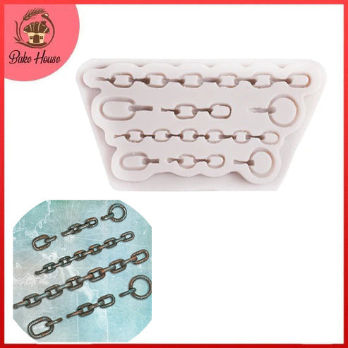 Vintage Chain Cake Border Silicone Fondant Mold