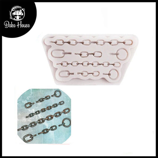 Vintage Chain Cake Border Silicone Fondant Mold
