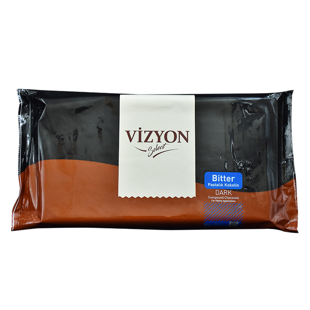 Vizyon Dark Chocolate Compound 2.5KG Slab