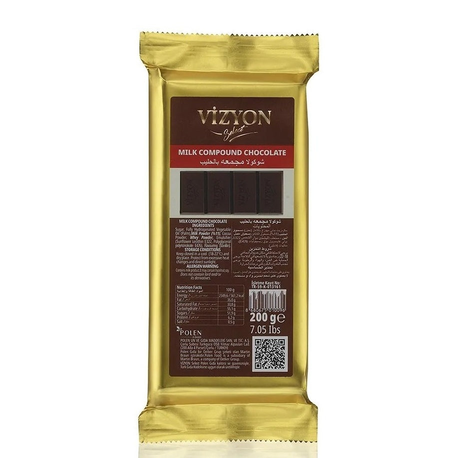 Vizyon Mini Milk Compound Chocolate 200g