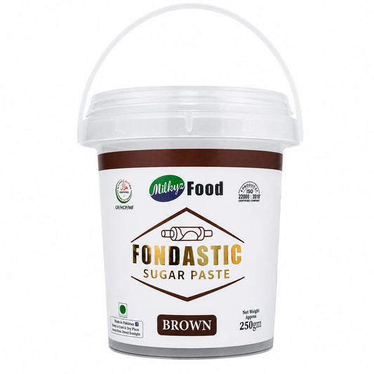 Milkyz Food Fondastic Brown Fondant Sugar Paste 250gm