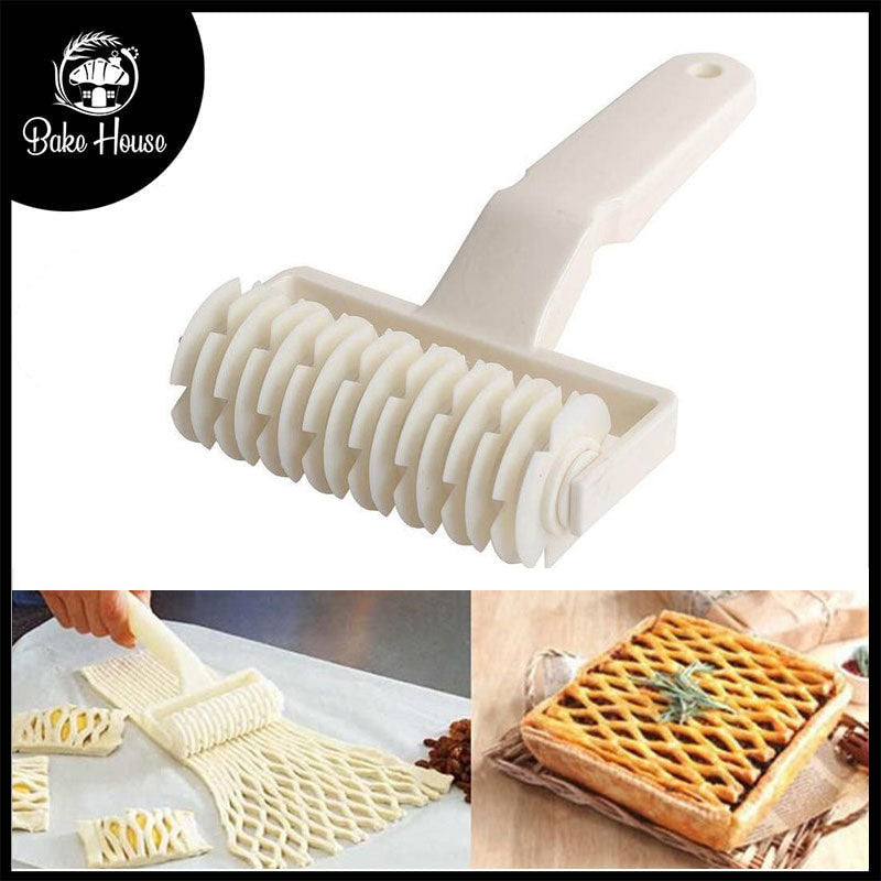 Wheel Knife Pizza Pastry Lattice Roller Cutter Plastic