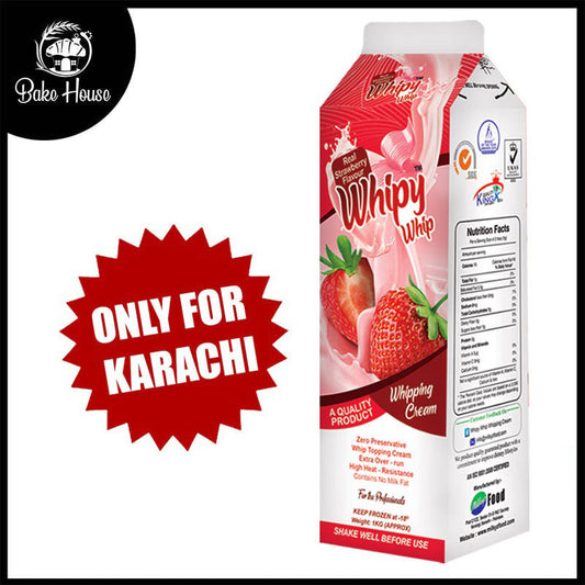 Whipy Whip Whipping Cream Strawberry Flavor 1KG Pack