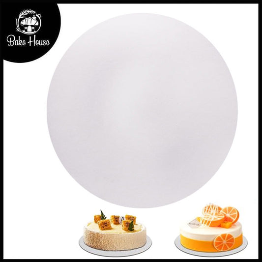 White Round Cake Board 12 x 12 Inch