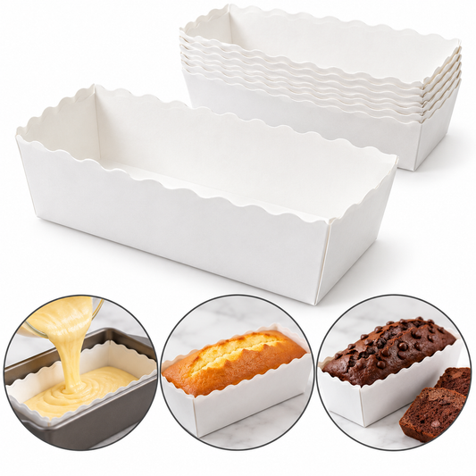 Crown Style Loaf Liner 50Pcs Set