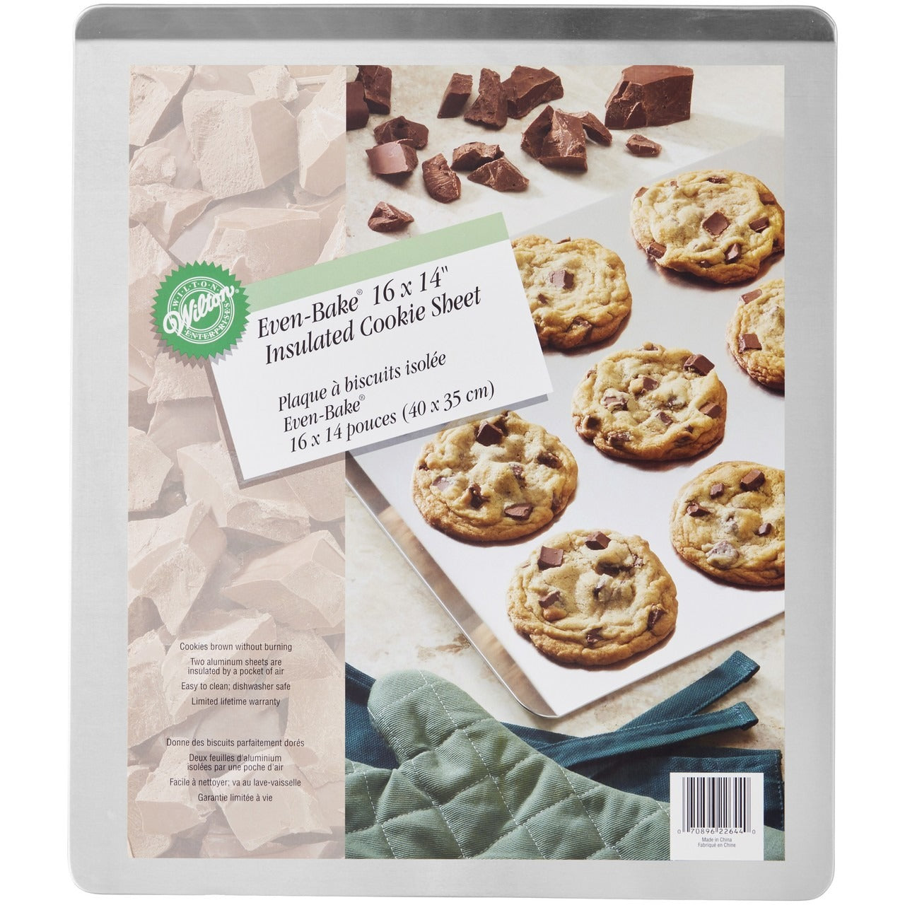 Air insulated cookie on sale sheet