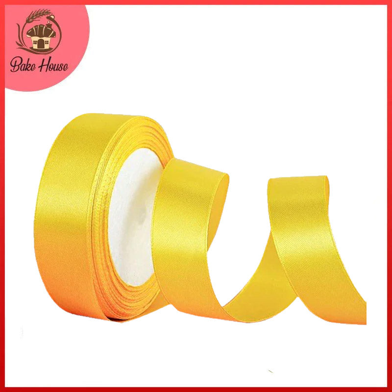 Yellow Ribbon For Decoration 2CM