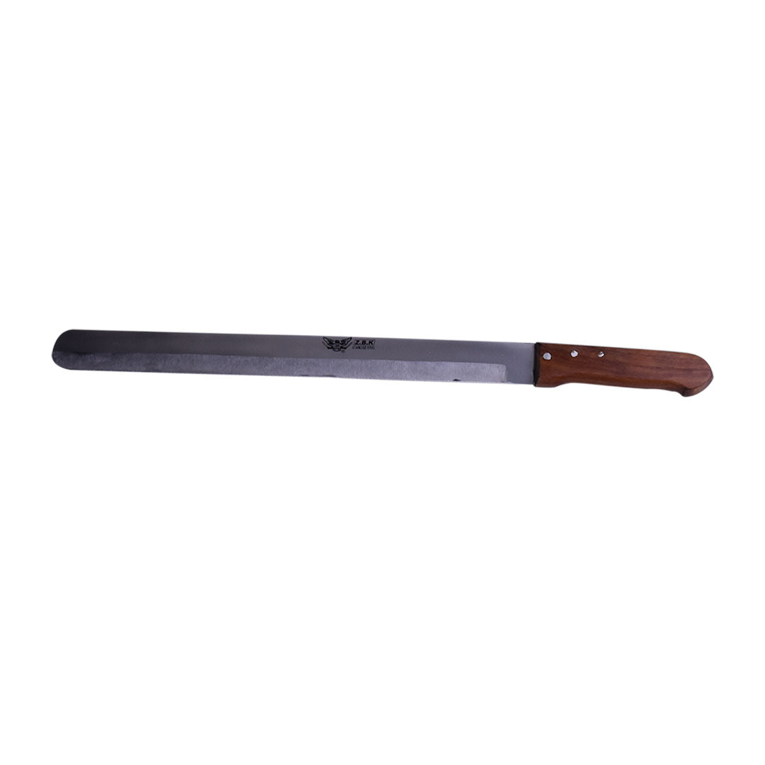 Z.B.K Stainless Steel Non Serrated Bread Cutting Knife Large