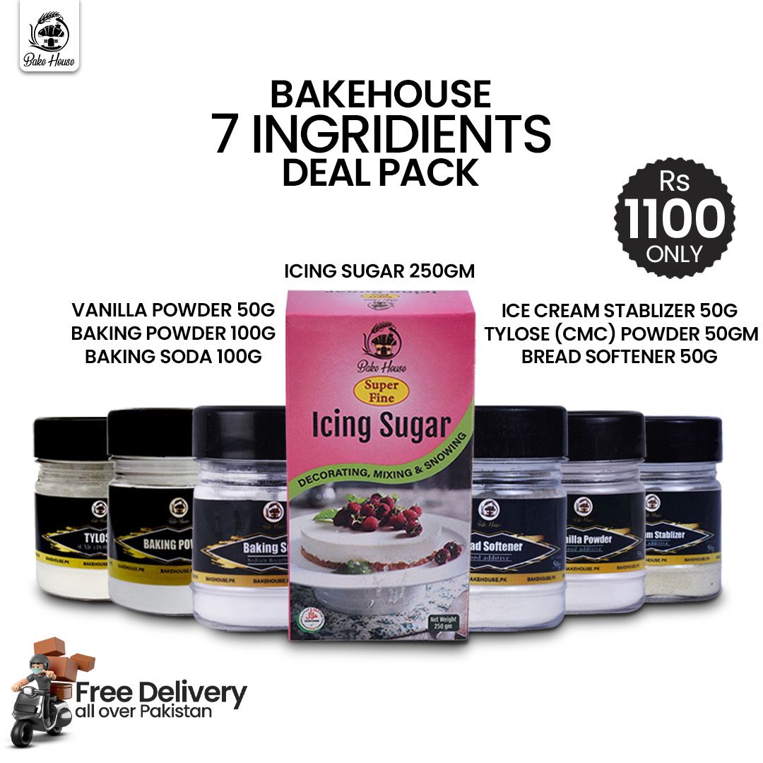 Bake House Ingredients Deal 7 Ingredients In 1 Deal Free Delivery All Pakistan (Deal #7)