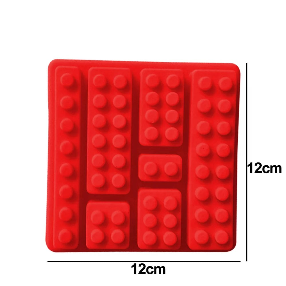 Lego Bricks Silicone Fondant & Chocolate Mold 7 Cavity