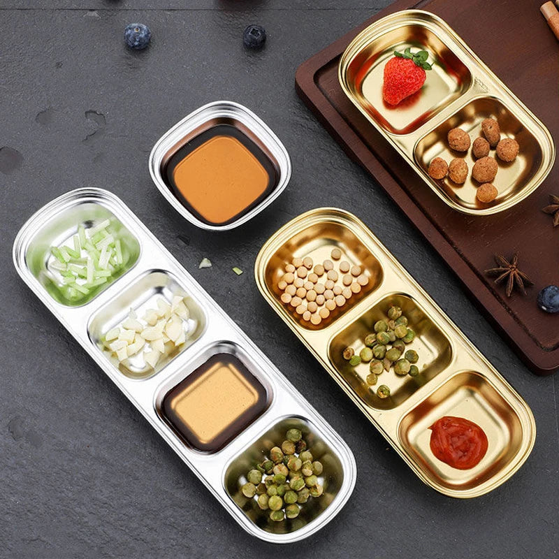Stainless Steel Sauce Dish 1 Grid