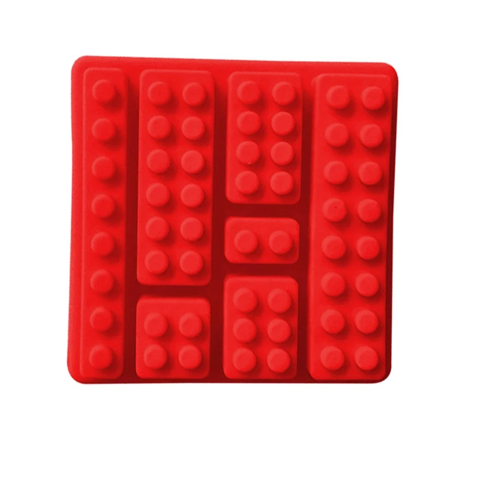 Lego Bricks Silicone Fondant & Chocolate Mold 7 Cavity