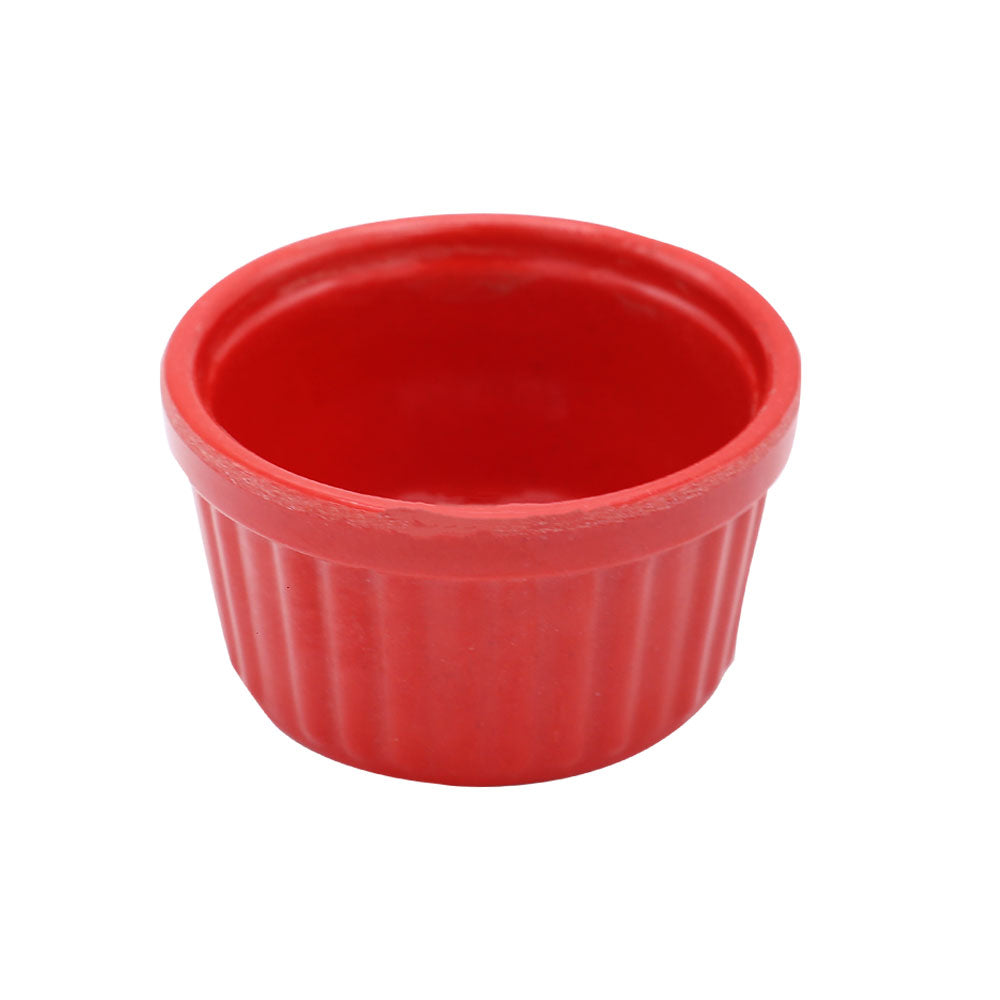 Melamine Dipping Sauce Bowl Red