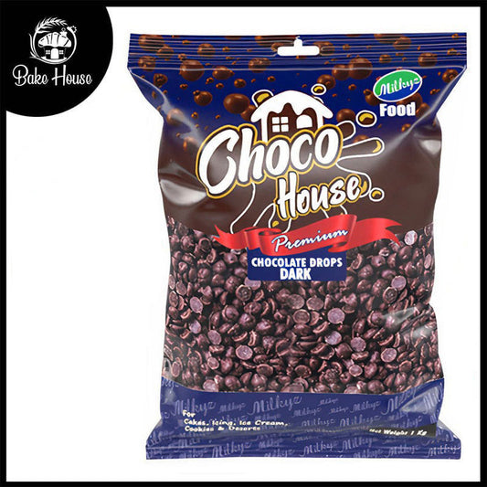 Milkyz Food Choco House Black Chocolate Chip 1KG Pack