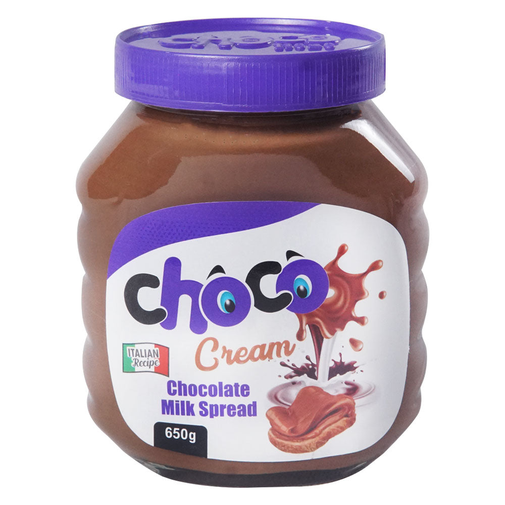 Milkyz Food Choco Cream Chocolate Milk Spread 650g Jar Bottle