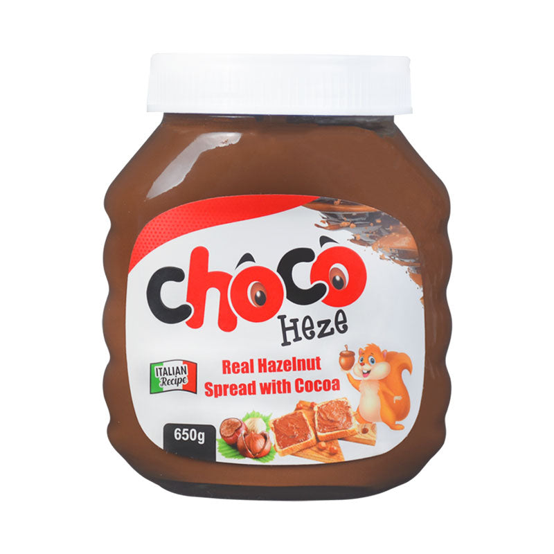 Milkyz Food Choco Heze Real Hazelnut Spread With Cocoa 650g Jar