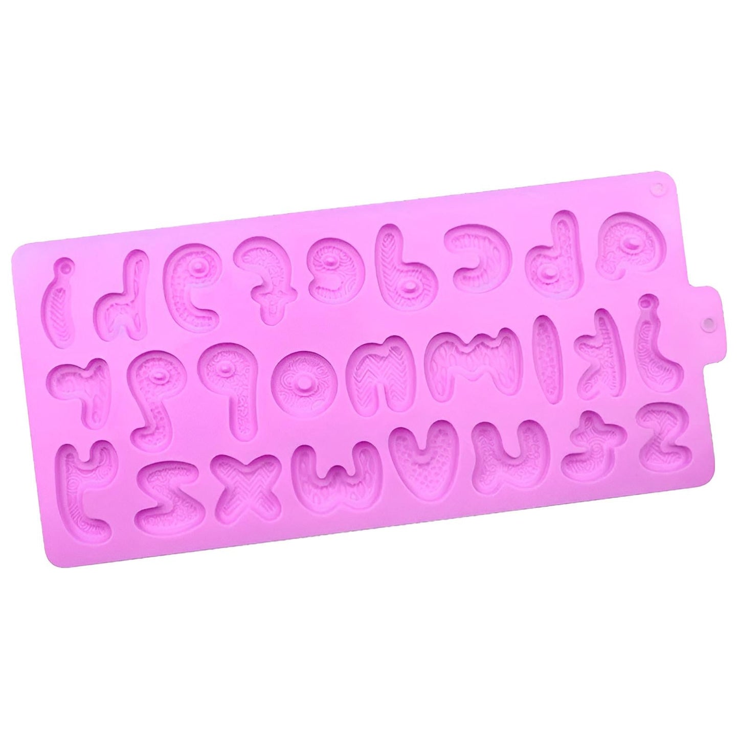 Designs Imprint Lowercase Alphabets Silicone Fondant And Chocolate Mold