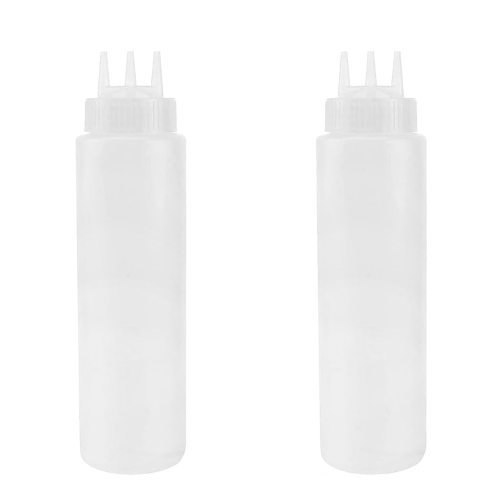 Cake Soaking 3 Nozzles Plastic Bottle 800ml 2Pcs Set