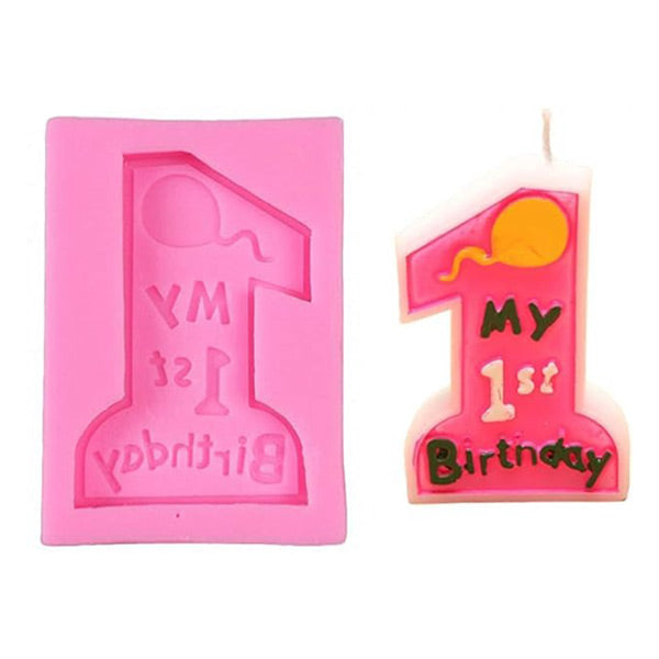My 1st Birthday Silicone Fondant Mold