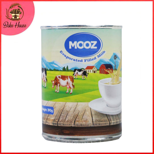 Mooz Evaporated Filled Milk 390g