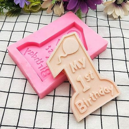 My 1st Birthday Silicone Fondant Mold