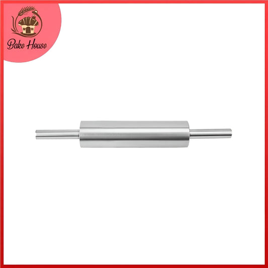 Heavy Duty Small Stainless Steel Rolling Pin 5cm Diameter
