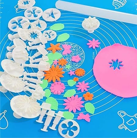 Mix Plunger & Cookie Cutter 33Pcs Set