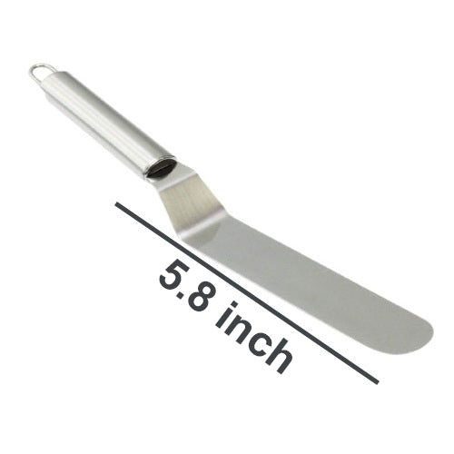Angled Spatula Knife Full Stainless Steel Small