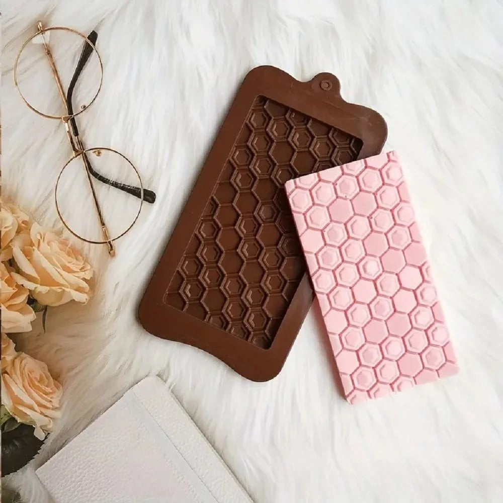 Honeycomb Silicone Chocolate Bar Mold